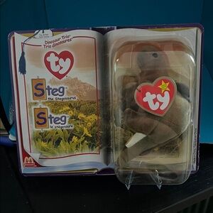 Ty Steg the Stegasaurus McDonalds retired tiny Bernie baby